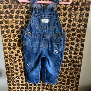 oshkosh Baby Overalls Size 6-9 Months Excellent